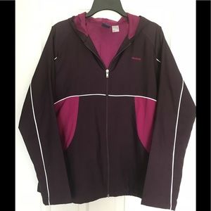 Reebok light jacket full zip sport run track